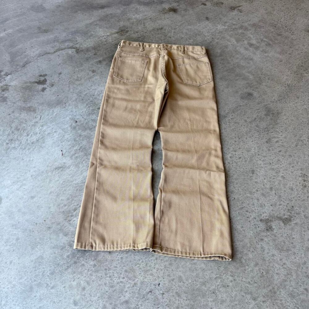 80s 90s JcPenney Tan Boot Cut Pants